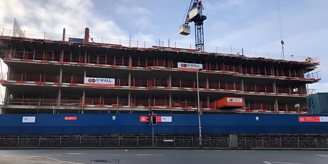 Multi-story building under construction